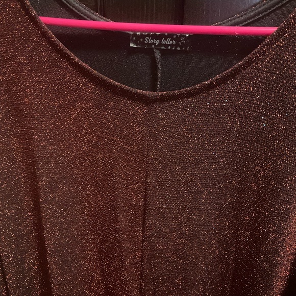 Beautiful shinny red dress size 1x wore once - Picture 8 of 8